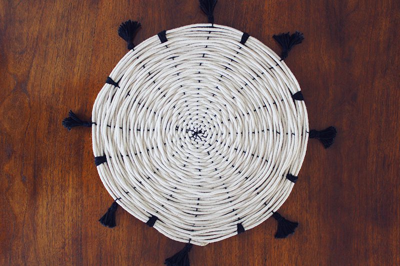 DIY Woven Placemat Hither & Thither