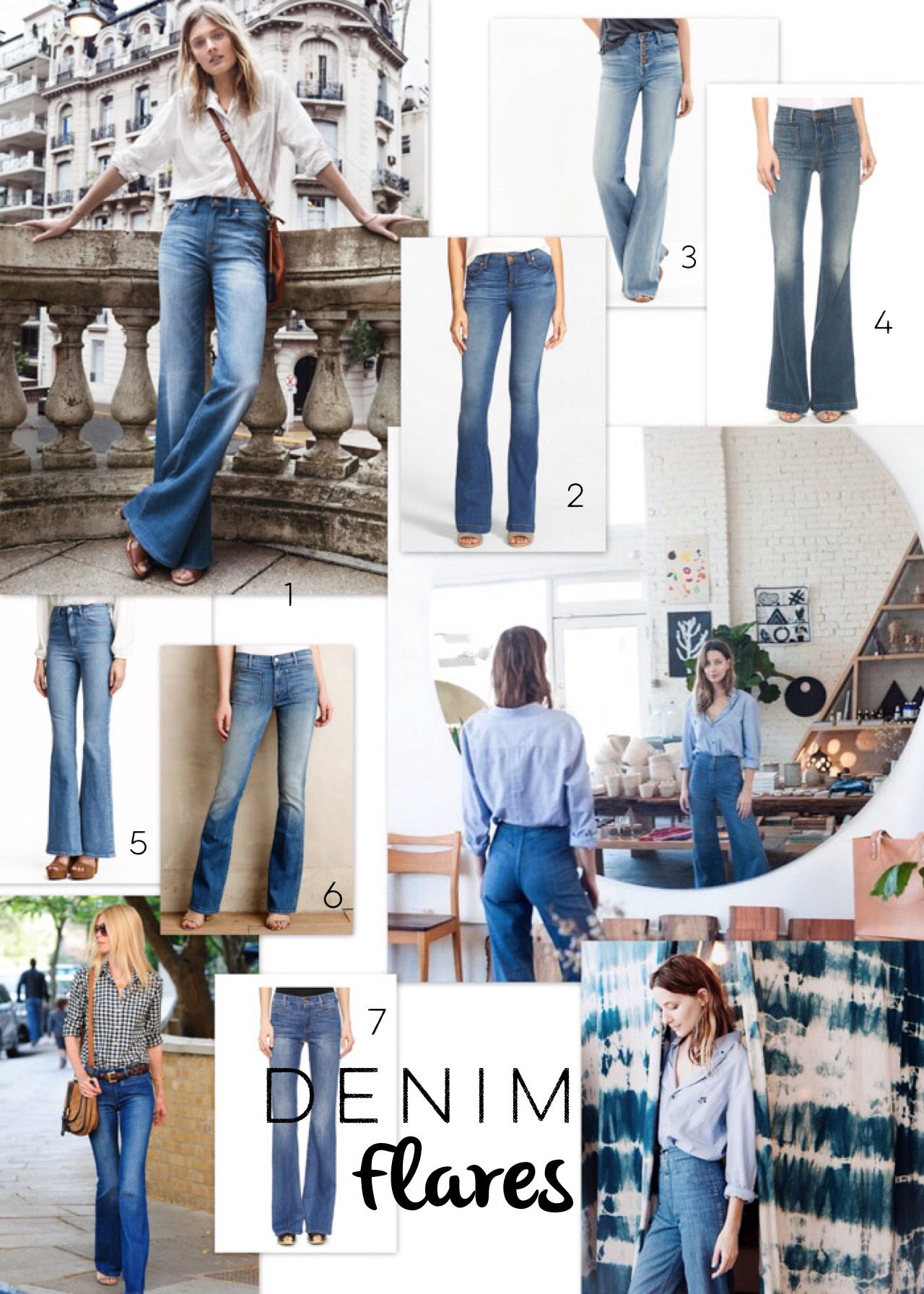 Trend to try? Denim flares - Hither & Thither