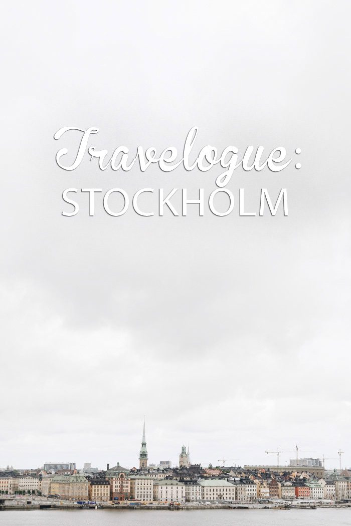 Travelogue Stockholm
