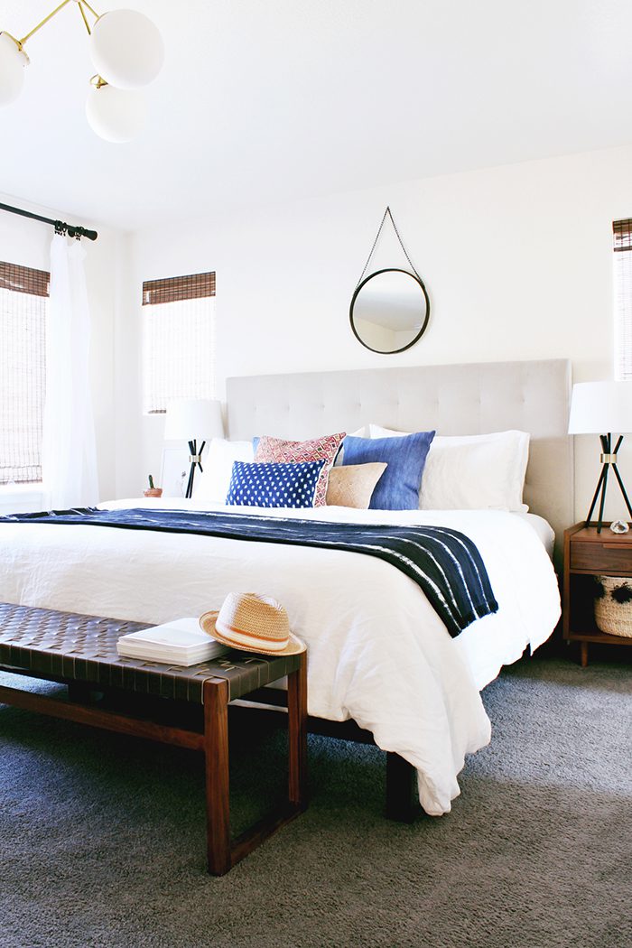A Modern Eclectic Bedroom Reveal, Eclectic Bed Frames