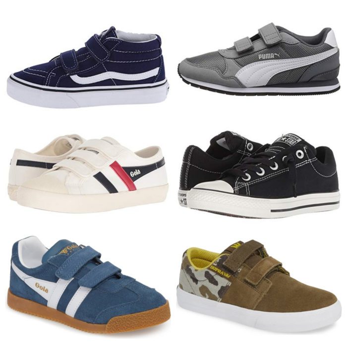 Cool Slip-on and Velcro shoes for boys 