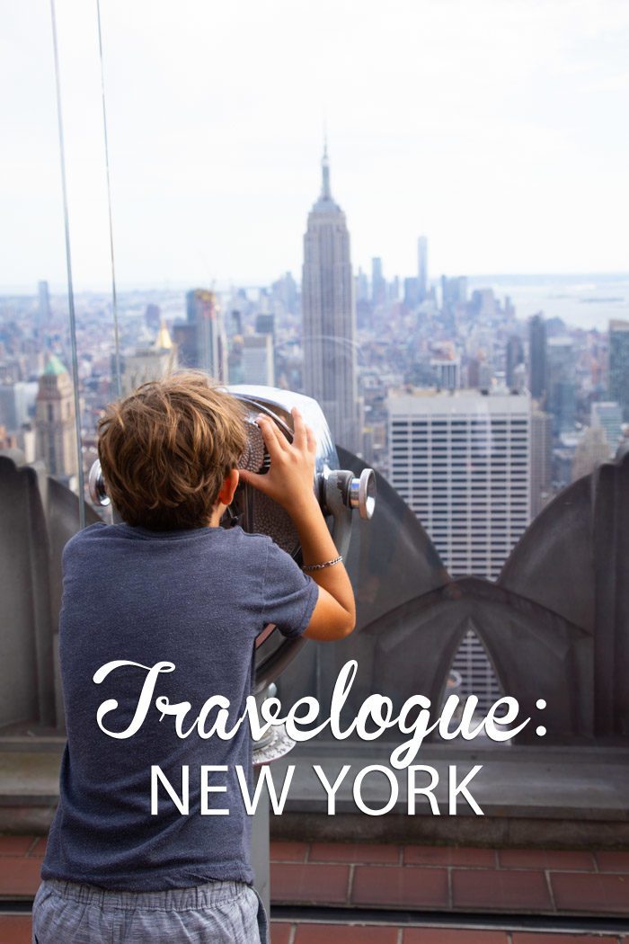 Travelogue, New York, New York City, Family trip